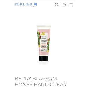New Perlier Berry Blossom Honey Hand Cream 3.3 oz Pink